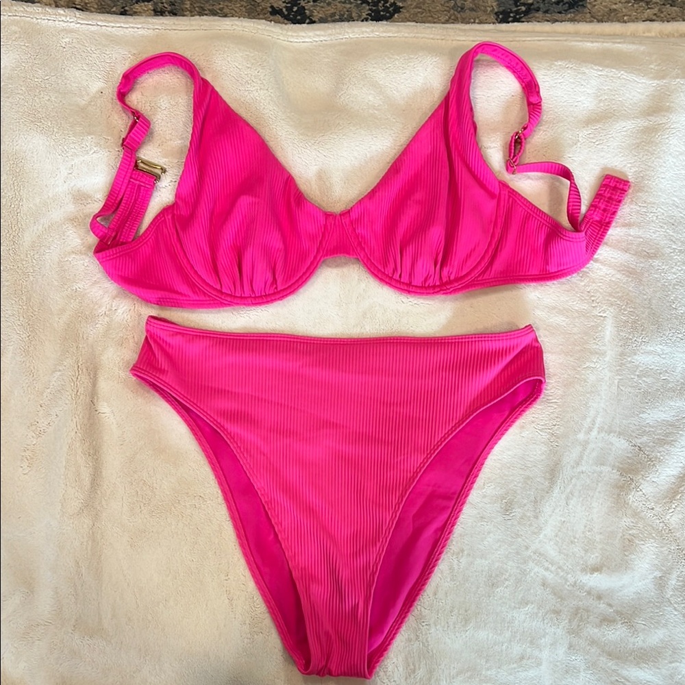 Hollister Bright Pink Swimwear